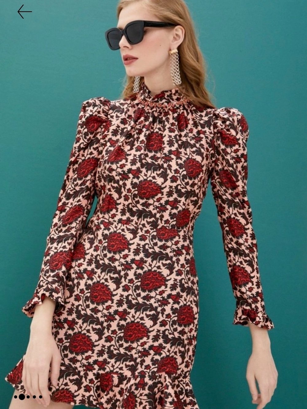 Sandro Lyah Floral Mini Dress